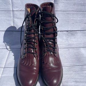 Vintage Justin Spanish Kip boots